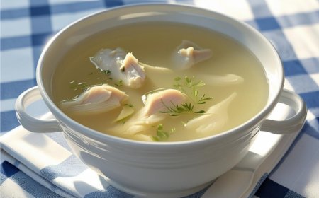 White Chicken Stock Recipe: with Step by Step Pictures