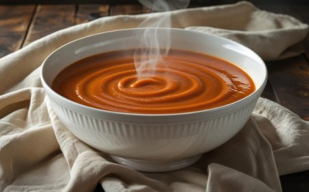 Red Lentil Soup Recipe with visual instructions