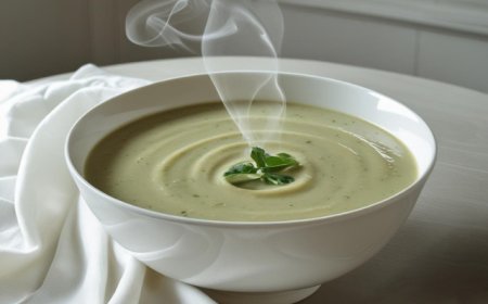 Vegetable Purée Soup Recipe with Step by Step Pictures
