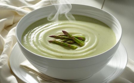 Step by Step Asparagus Soup Recipe with Pictures