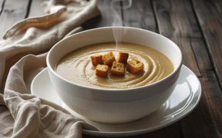 Pulse Soup with Croutons Recipe with Step by Step Picture Guide