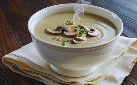 Mushroom Soup Recipe with Picture Guide
