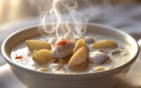 Clam Chowder Soup Recipe with Step by Step Picture Guide