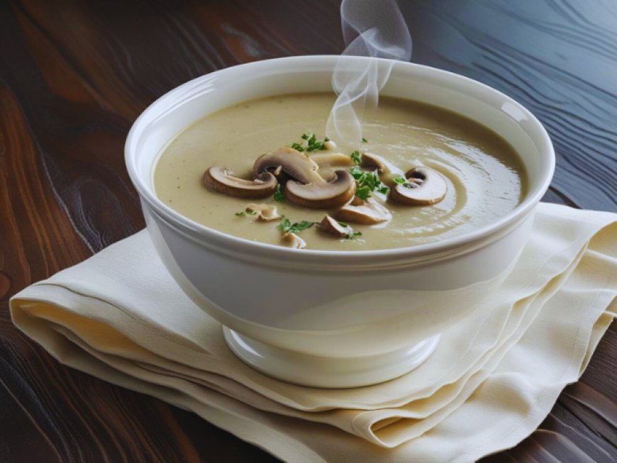 Mushroom Soup (Crème De Champignons)