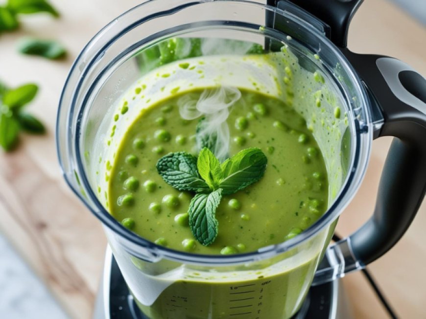 Remove from the heat and blend