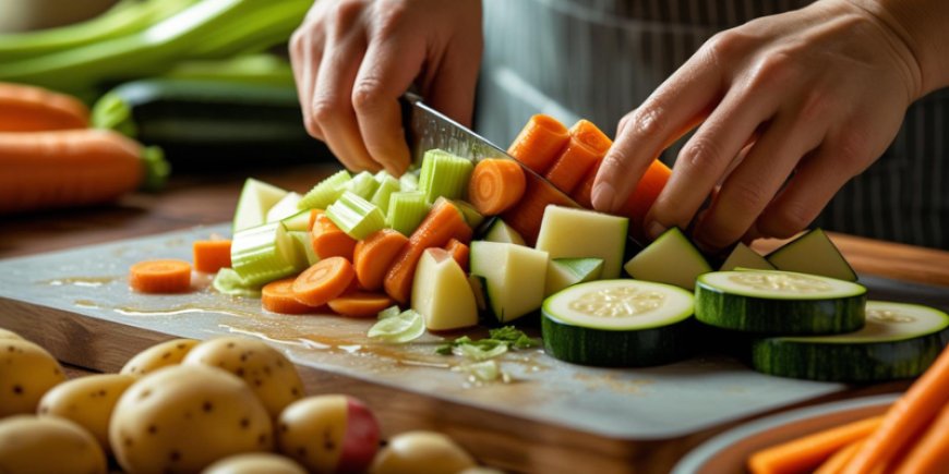 Cut mixed vegetables