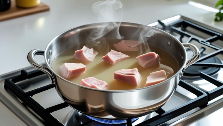 Boil the mutton.