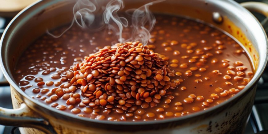 Cook until lentils are soft.