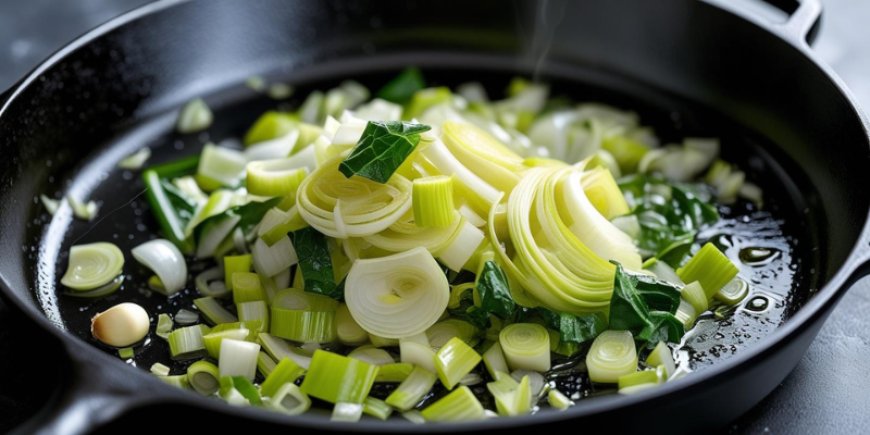 Cook the vegetables.