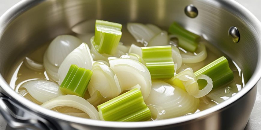 Sweat the vegetables.