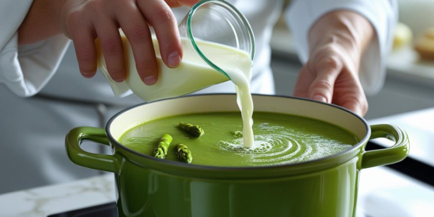 Add the milk.