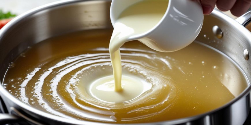 Add milk.