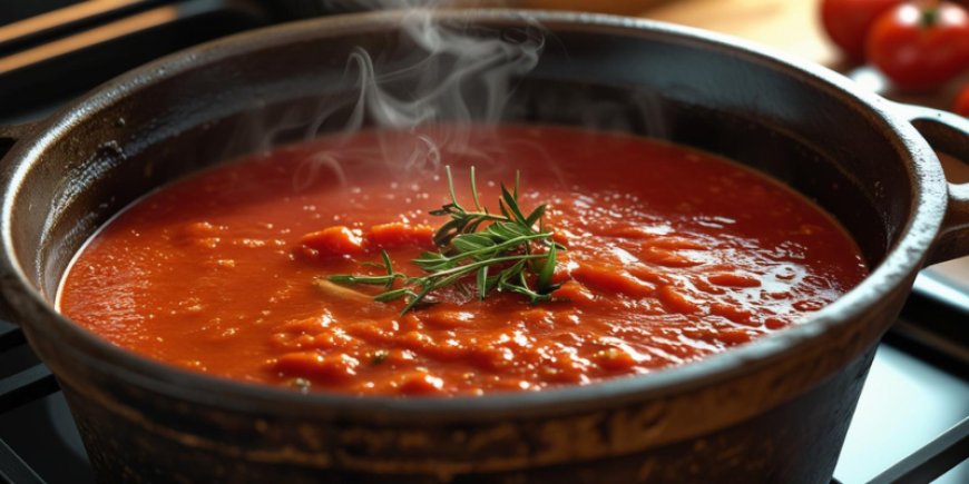 Bring to a simmer.