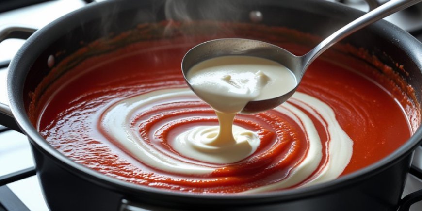 Add the cream.