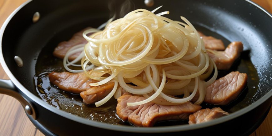 Sauté the onion.