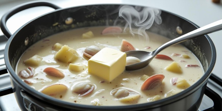 Stir in the butter.