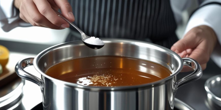 Correct the seasoning.