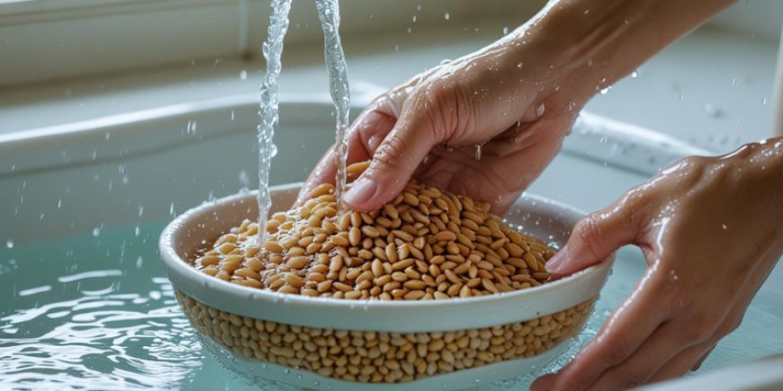 Wash the pulses.