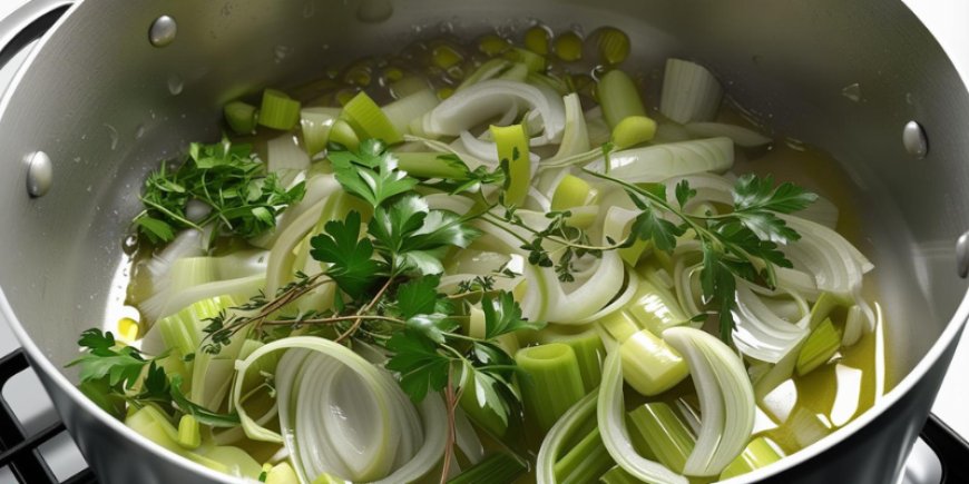 Sweat the vegetables..