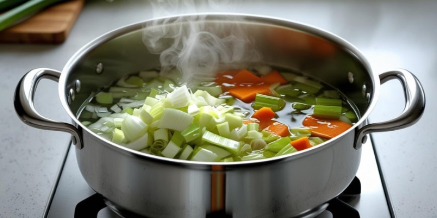 Boil ingredients.