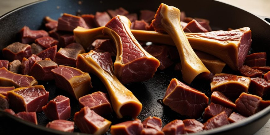 Brown the beef bones.