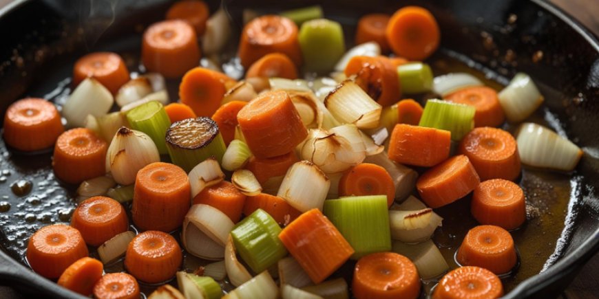 Sauté the vegetables.