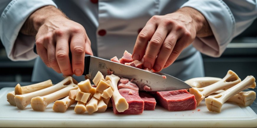 Chop the bones.