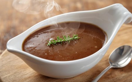 Roast Gravy Sauce Recipe with Step by Step Pictures