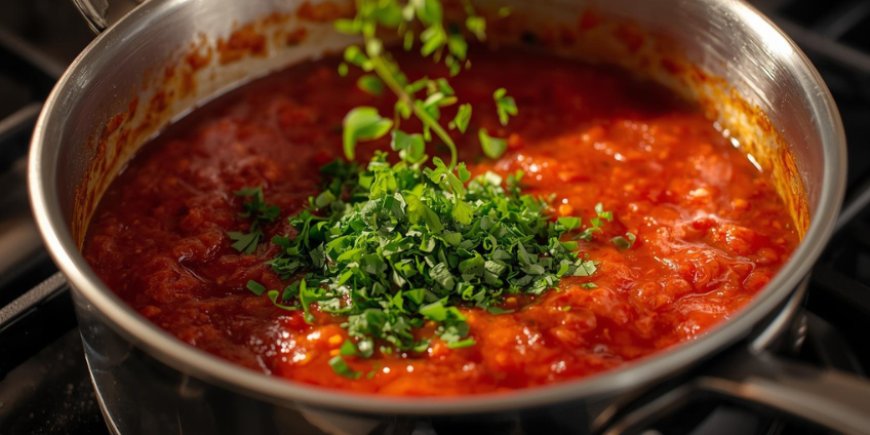 Add the chopped herbs.