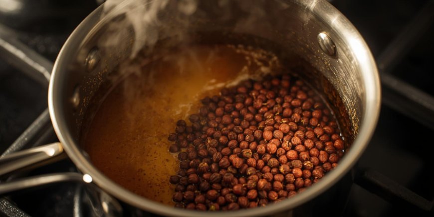 Add the white wine and vinegar.