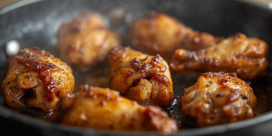 Roast the chicken wings.