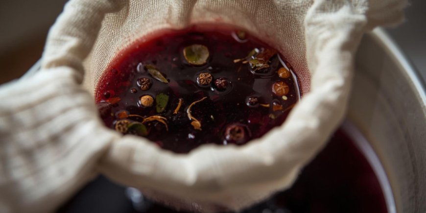 Infuse the aromatics.