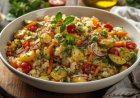 Couscous Salad with Roasted Vegetables and Mixed Herbs Recipe