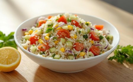 Rice Salad Recipe with Images