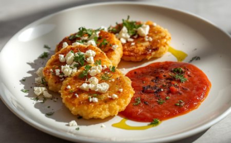 Couscous Fritters with Feta Recipe