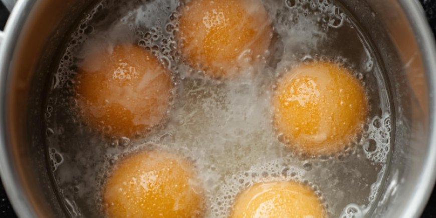Boil the eggs.