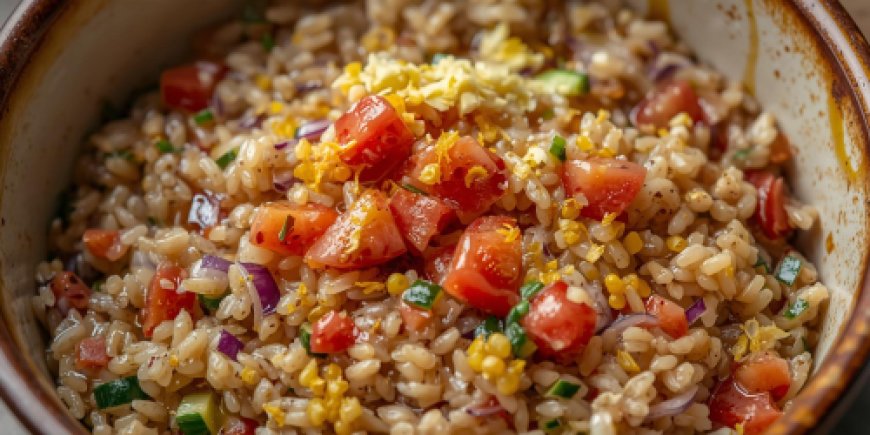 Mix in the ingredients.