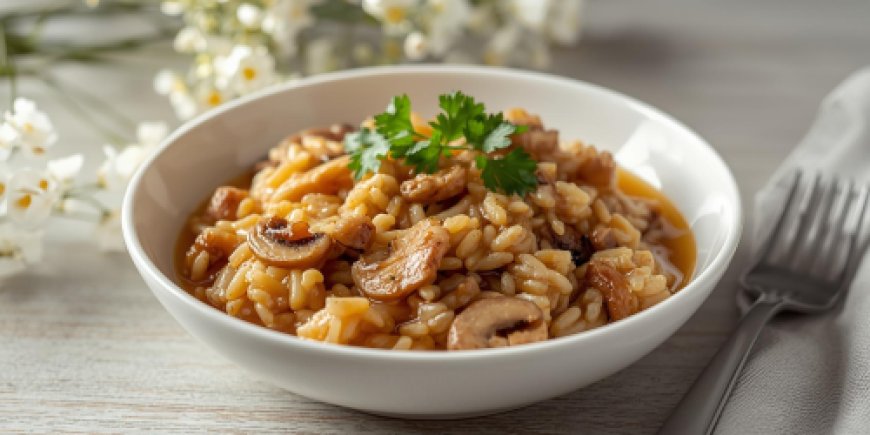 Braised Rice with Mushrooms Recipe