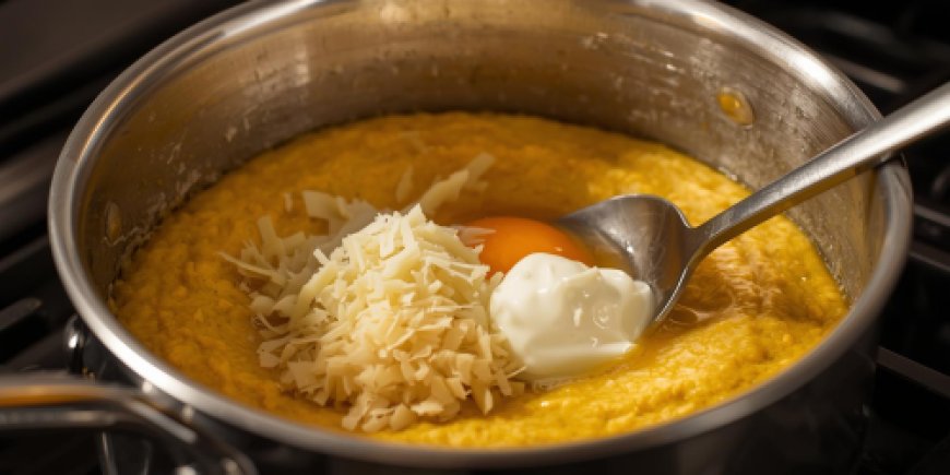 Add the grated parmesan.