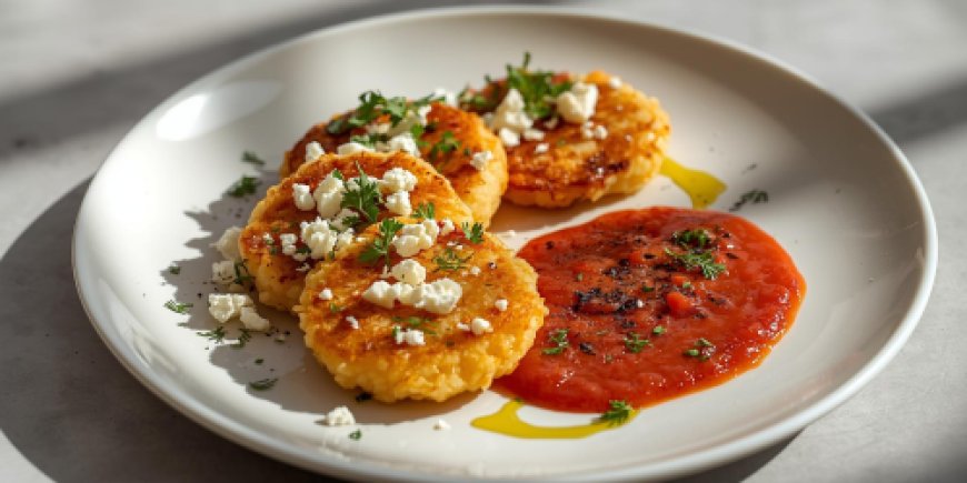 Couscous Fritters with Feta Recipe