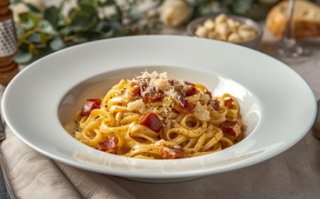 Tagliatelle Carbonara Recipe with a Picture Guide