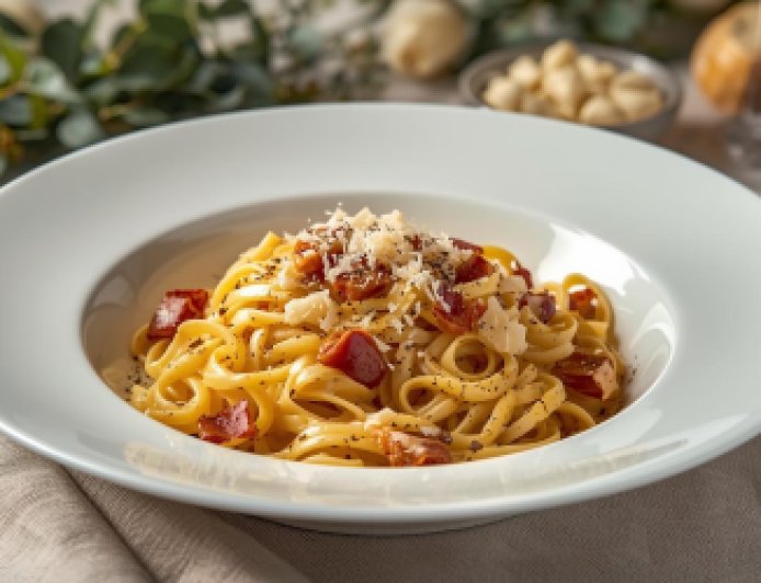 Tagliatelle Carbonara Recipe with a Picture Guide