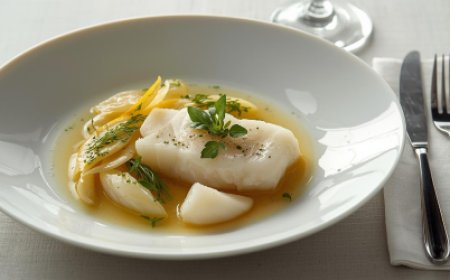 Poached Turbot, Brill, and Halibut Recipe with a Picture Guide