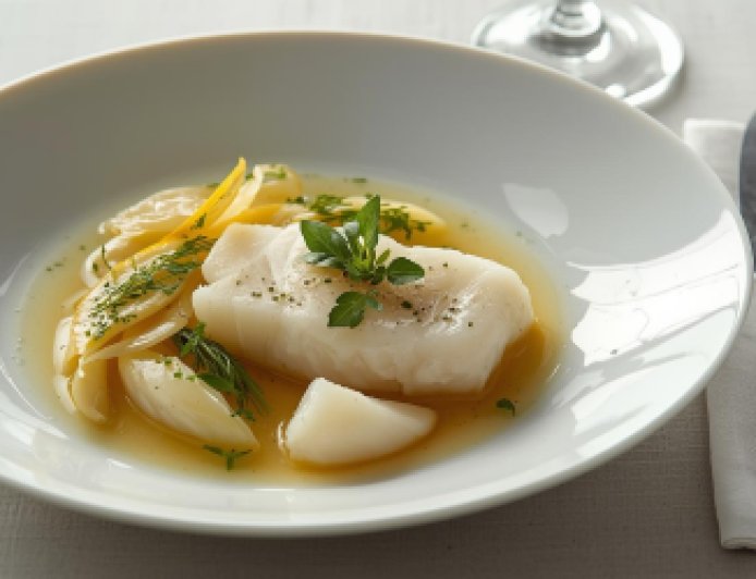 Poached Turbot, Brill, and Halibut Recipe with a Picture Guide