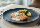Poached Salmon Recipe with Step by Step Images