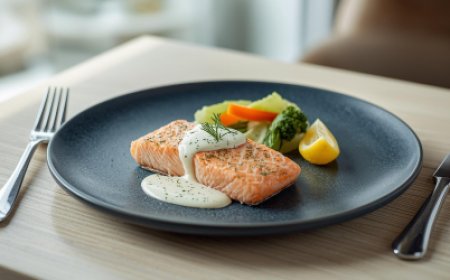 Poached Salmon Recipe with Step by Step Images