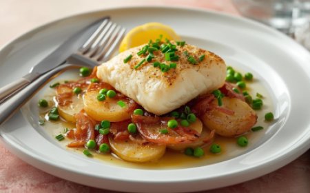 Cod Boulangère Recipe with Step by Step Picture Guide
