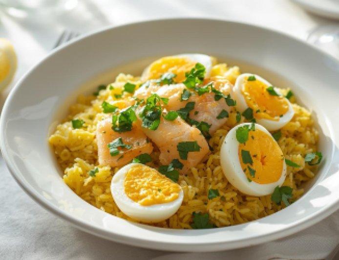 Fish Kedgeree Recipe with Step by Step Images