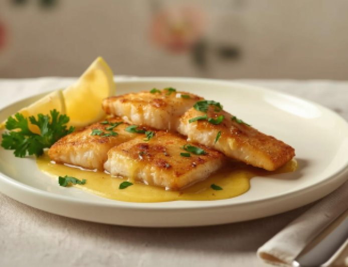Pan Fried Fish with Lemon Butter Sauce Recipe