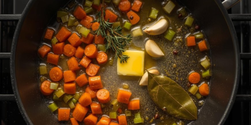 Sweat the vegetables.